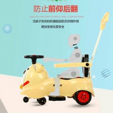 儿童扭扭车溜溜车滑行车多功能婴儿手推车带推把音乐彩灯