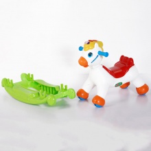 婴儿摇椅宝宝摇摇马儿童滑行车木马多功能带音乐塑料玩具