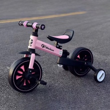 儿童多能平衡车三合一三轮车可折叠234岁男女宝孩滑行学步车