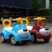 儿童四轮车 带音乐多功能宝宝助步车 卡通滑行车