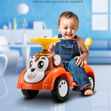 儿童四轮车 带音乐多功能宝宝助步车 卡通滑行车