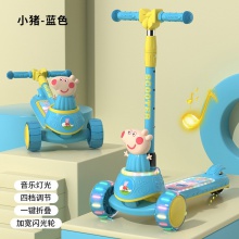 卡通款大童滑板1-3-6-12岁儿童滑板车单脚滑行车溜溜车