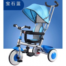 多用儿童三轮车推车 婴幼儿脚踏车1-3-5岁三四合一带棚
