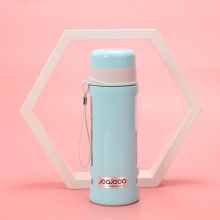 新款时尚防摔480ml玻璃水杯 小清新便携式礼品杯茶杯logo水杯