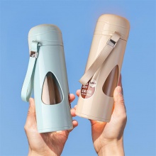 水滴型双层玻璃杯 ins风商务开业办公室茶杯防摔防烫玻璃水杯礼品