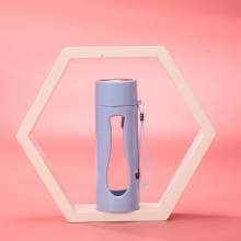 现货简约纯色小清新学生玻璃杯 时尚创意礼品杯茶杯运动健身水杯