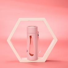 现货简约纯色小清新学生玻璃杯 时尚创意礼品杯茶杯运动健身水杯