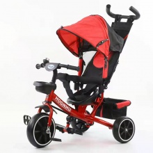 多功能四合一1—6岁儿童三轮车轻便手推脚踏车 发泡轮