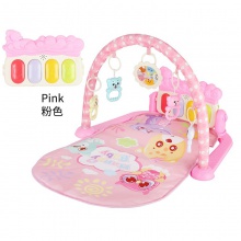 婴儿3-6-12个月音乐健身架 宝宝0-3岁脚踏琴爬行垫玩具