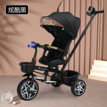 婴儿车儿童三轮车宝宝脚踏车婴儿手推车可躺可旋转可坐可骑三轮车