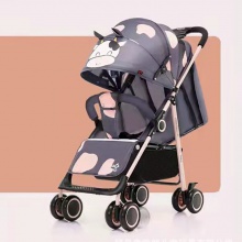 婴儿手推车可坐可躺轻便单向一键折叠避震0到3岁宝宝外出简易推车