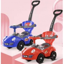 儿童四轮滑行车手推车小孩可坐滑行溜溜车音乐扭扭车