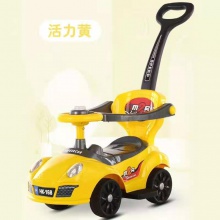 儿童四轮滑行车手推车小孩可坐滑行溜溜车音乐扭扭车