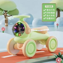儿童四轮滑行车 带灯光音乐平衡车1-3岁宝宝无脚踏溜溜车童车