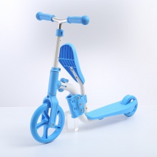 学步两用儿童滑板车3-6-8岁多功能平衡车简易可折叠踏板车