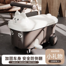 儿童四轮滑行车萌娃生日礼物2-5岁小朋友静音学步车男女宝溜溜车
