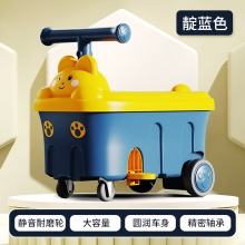 儿童四轮滑行车萌娃生日礼物2-5岁小朋友静音学步车男女宝溜溜车