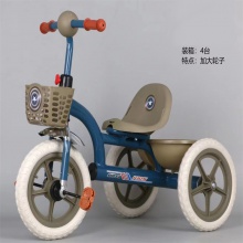 儿童三轮车大款脚踏车宝宝自行车小孩玩具车1-8岁小孩大款三轮车