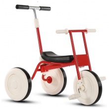 新款折叠儿童三轮车脚踏车免充气婴儿手推车宝宝车带推把