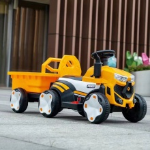 新款儿童电动拖拉机玩具车可坐人2-6岁男女孩四轮带阧双人车