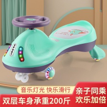 扭扭车儿童万向静音轮防侧翻大人可坐溜溜滑行车婴幼儿宝宝摇摆车