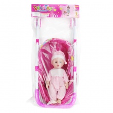 儿童玩具女孩过家家小推车带娃娃宝宝婴儿幼儿园童装游乐园