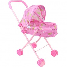 过家家带洋娃娃手推小车发声婴儿宝宝仿真男女孩儿童玩具