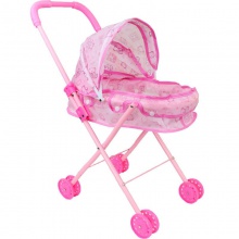 过家家带洋娃娃手推小车发声婴儿宝宝仿真男女孩儿童玩具