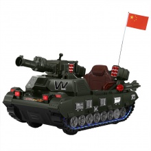 仿真坦克导弹车儿童电动越野装甲坦克车男孩大号汽车玩具可坐人