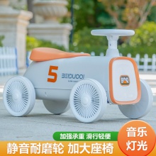 儿童平衡车1-5岁3男孩女宝宝生日礼物无脚踏溜溜车音乐四轮滑行车