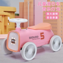儿童平衡车1-5岁3男孩女宝宝生日礼物无脚踏溜溜车音乐四轮滑行车