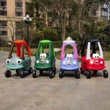 儿童玩具小房车淘气堡四轮滑行公主车游乐场出租车