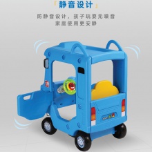 儿童巴士四轮小房车手推车校车公主车游乐场玩具车可坐人