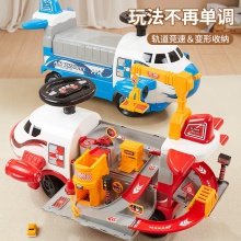 可坐人飞机儿童玩具汽车2岁男孩大型喷水变形消防车1一3宝宝4女孩