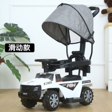 儿童充电电动车四轮车滑行车婴儿手推车宝宝推杆玩具车防侧翻外出