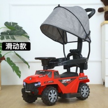 儿童充电电动车四轮车滑行车婴儿手推车宝宝推杆玩具车防侧翻外出