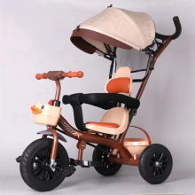 儿童三轮车脚踏车手推大号轻便自行车1-3-6岁大座椅可坐可骑户外