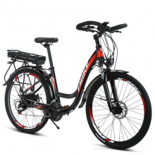 电动旅行自行车助力电动山地车城市休闲锂电车变速公路车