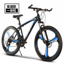26寸山地车碟刹21速变速车学生自行车赛车成人山地车减震