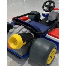 真人版飘逸卡丁车 家居潮玩潮流摆件 真人版儿童电动车玩具四轮车