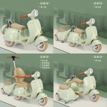 儿童电动摩托车侉子三轮车宝宝遥控电瓶车男孩女可坐人小孩玩具车