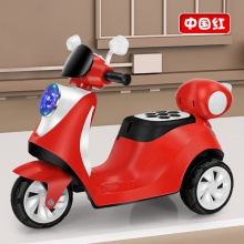 儿童电动摩托车可坐双人三轮车遥控充电玩具车男女孩宝宝电瓶童车