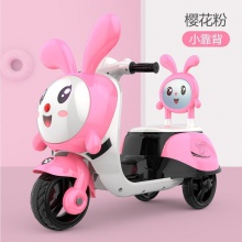 儿童电动摩托车三轮车男女孩宝宝电瓶车小孩可坐人充电双驱玩具车