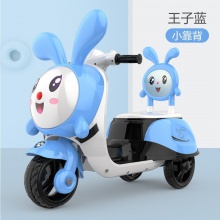 儿童电动摩托车三轮车男女孩宝宝电瓶车小孩可坐人充电双驱玩具车