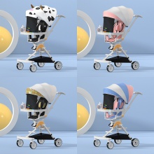 溜娃神器 可坐可躺带餐盘婴儿手推车折叠手推车1-5岁遛娃神器