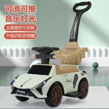 儿童手推滑行车男宝宝女孩婴儿1一3岁溜溜四轮玩具汽车可坐人电动