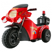 玩具儿童电动三轮车摩托车玩具车婴童充电巡逻警车带音乐喇叭