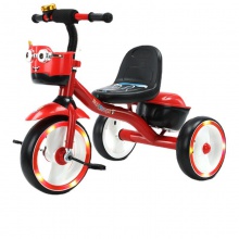 儿童自行车小童新款三轮车脚踏车音乐灯光车2-6岁宝宝童车出行