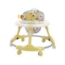 多功能可调时尚防侧翻学步车/带玩具餐盘的高品质家庭学步车