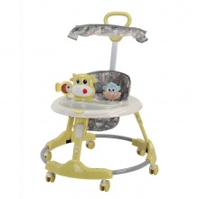 多功能可调时尚防侧翻学步车/带玩具餐盘的高品质家庭学步车